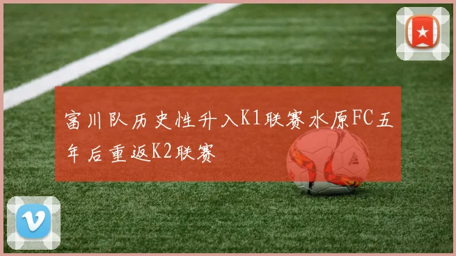 富川队历史性升入K1联赛水原FC五年后重返K2联赛